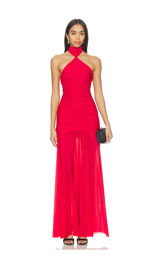 Aniye By Scandal Scarf Dress in Scarlatto. XS also in L, M