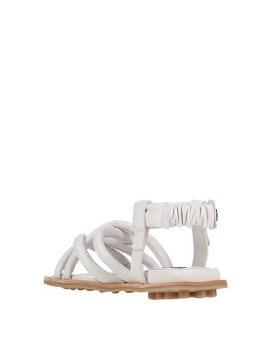 Woman Sandals Off white Size 6 Leather