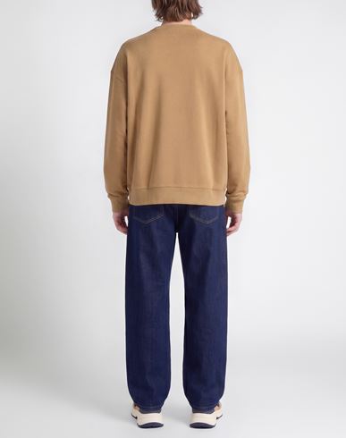 X Garfield Man Sweatshirt Camel Size XXL Cotton, Polyester