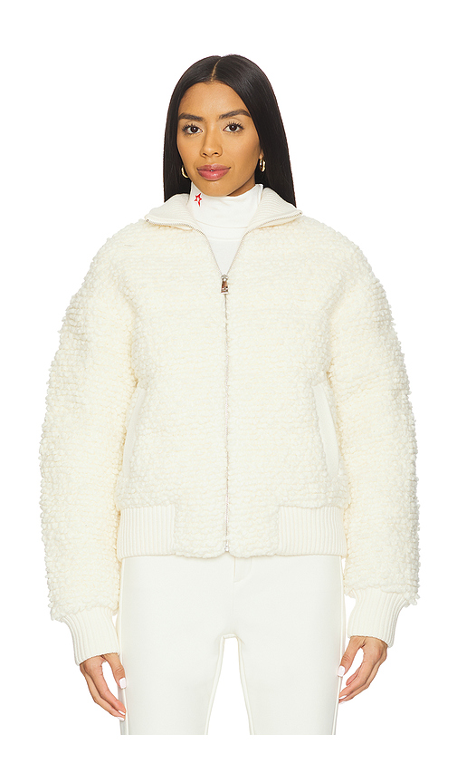 Perfect Moment Apres Padded Bomber in Cream. - XS also in L