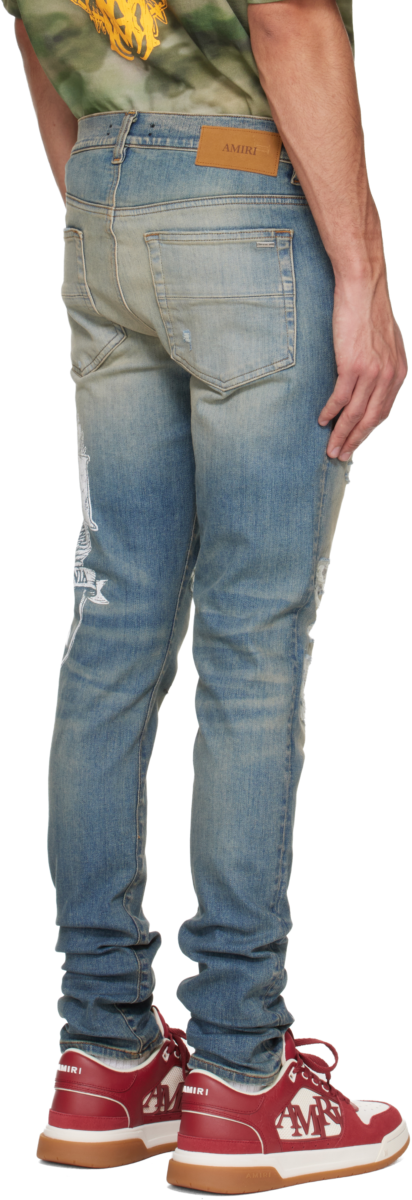Blue Eagle Repair Skinny Jeans