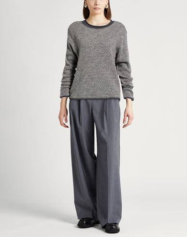 Icon Woman Sweater Grey Size S Virgin Wool