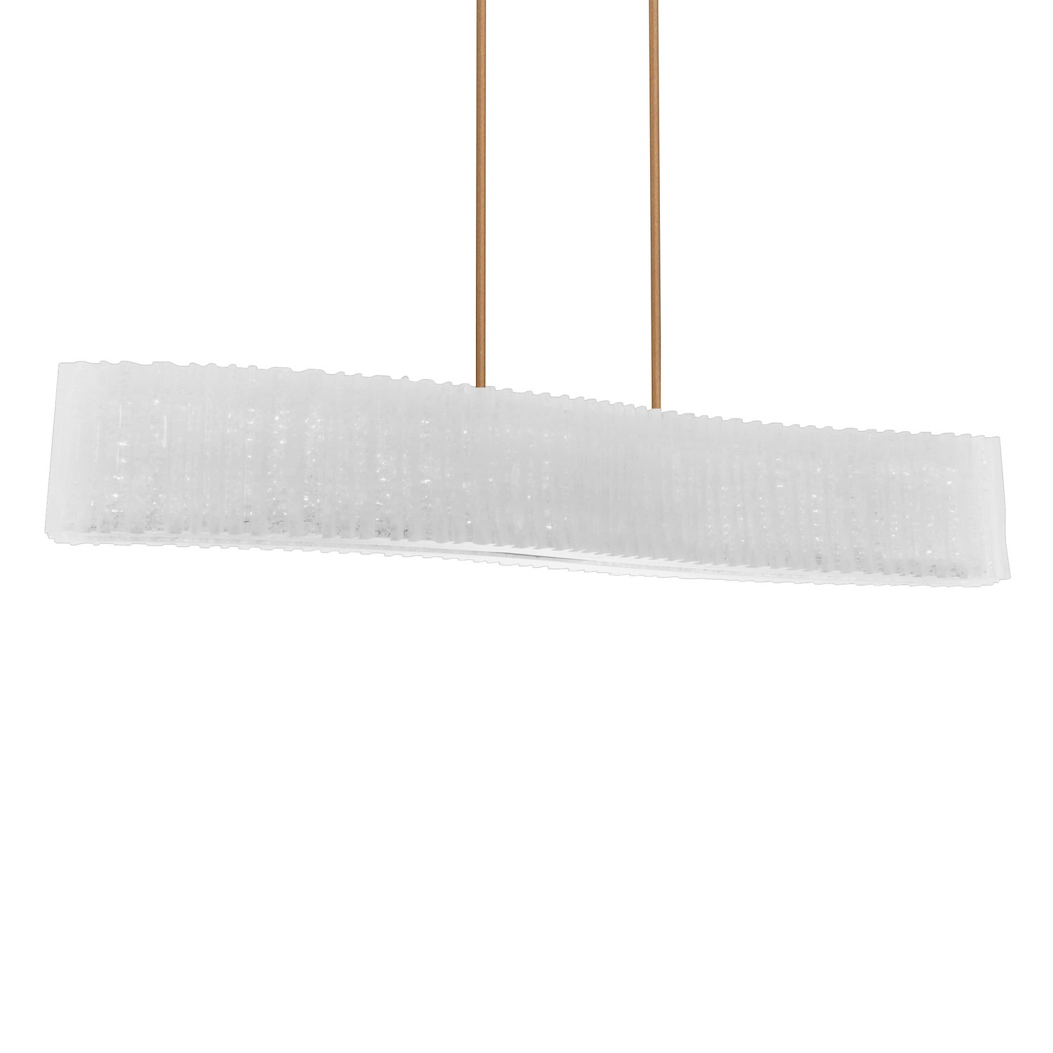 Aged Brass LED Chandelier from the Rhiannon Collection