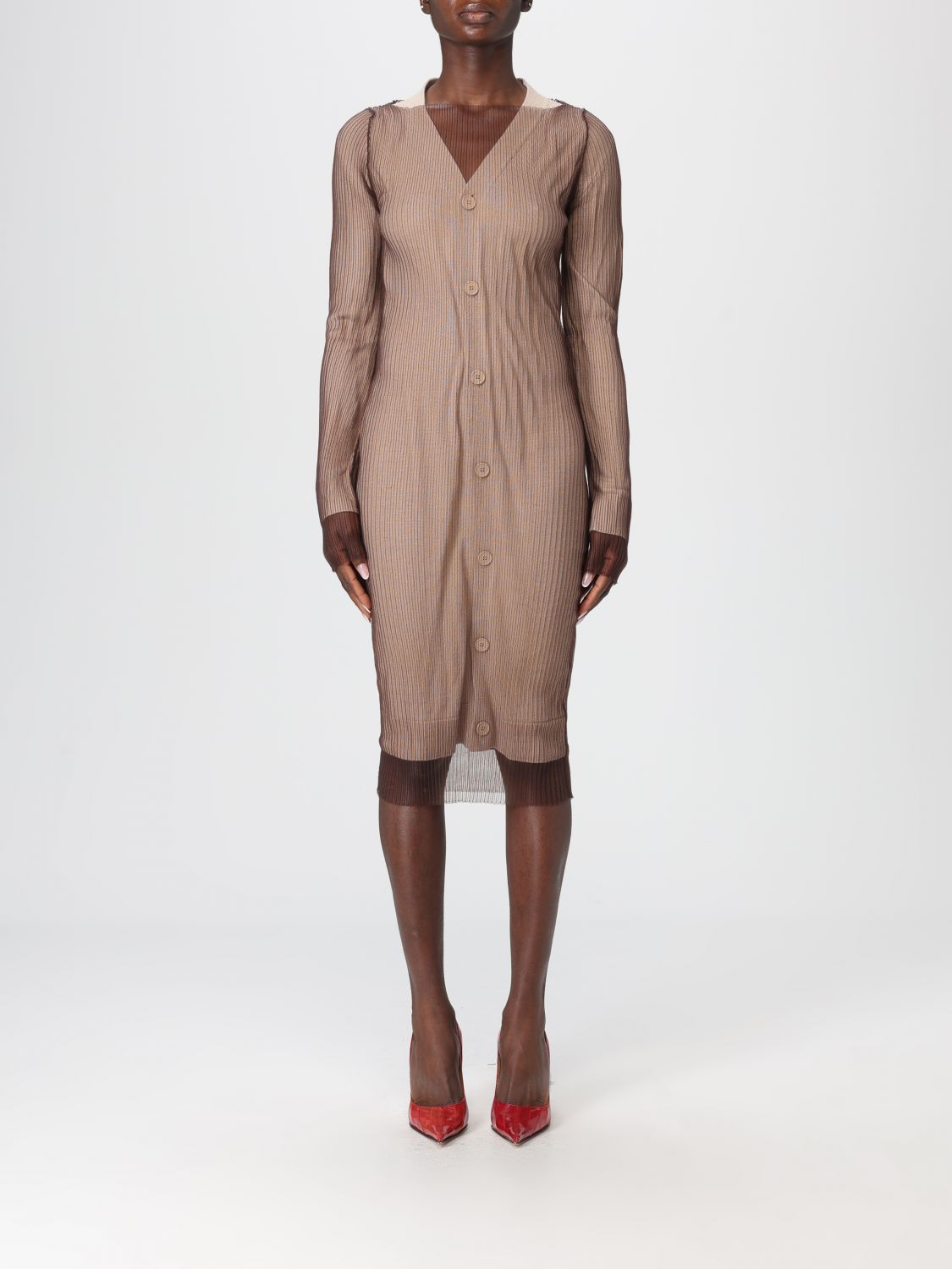 Dress Woman color Beige