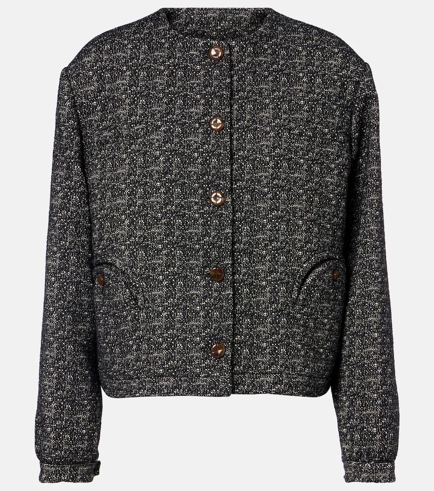 Blazé Milano Antalya mélange cotton-blend jacket