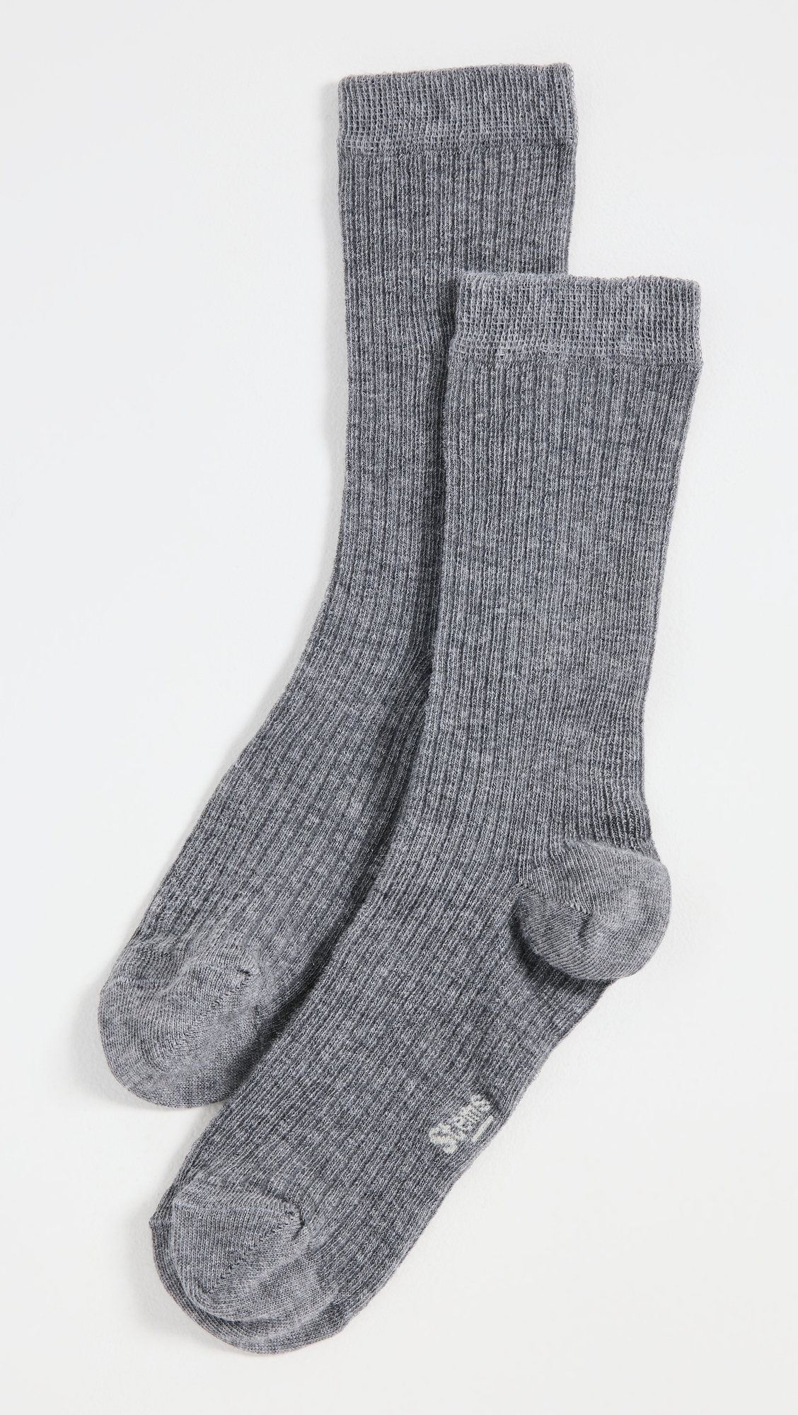 Cloud Cashmere Crew Socks Grey One Size