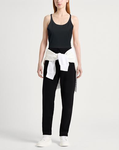 Woman Top Black Size XXL Recycled polyester, Elastane