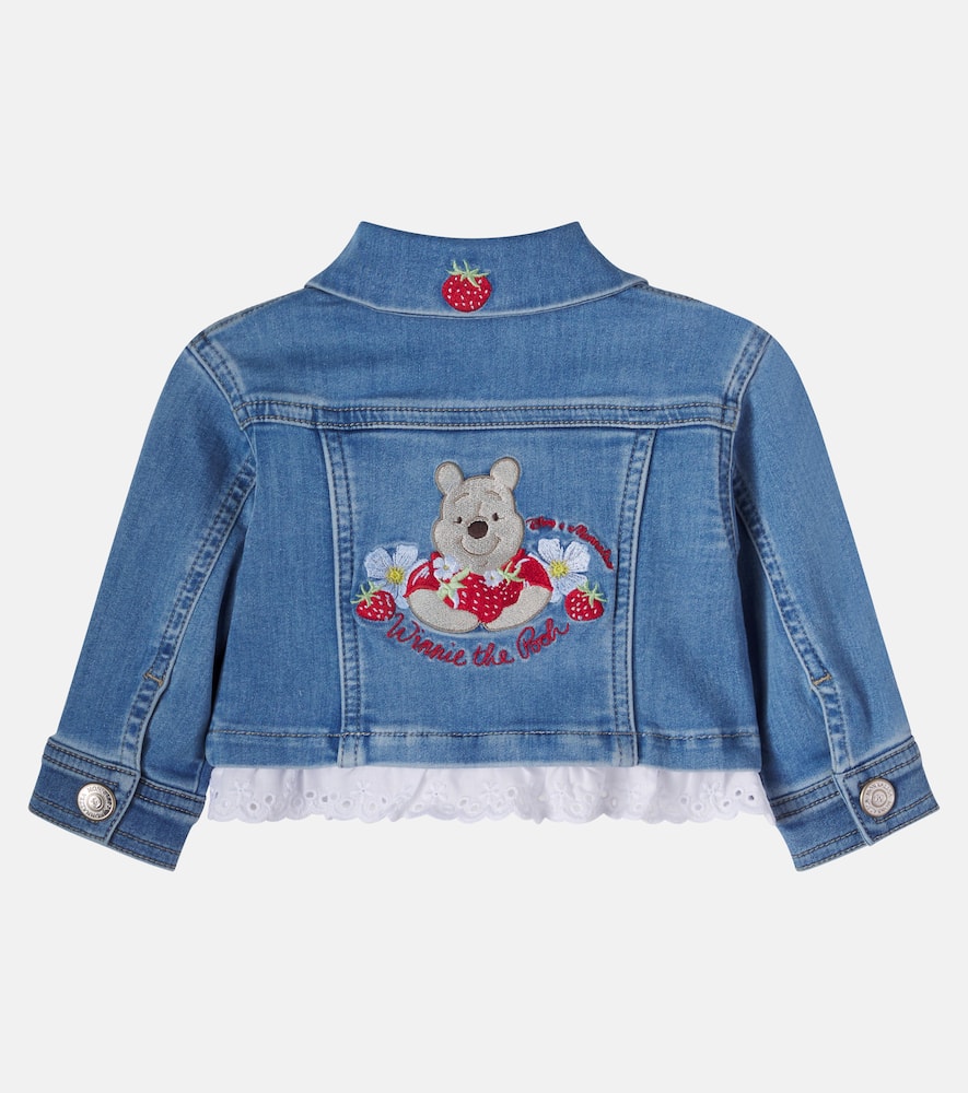 X Disney baby embroidered denim jacket