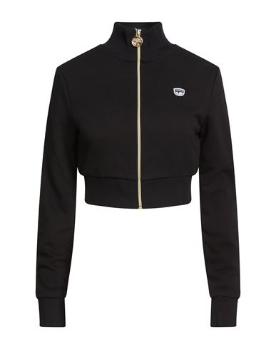 Woman Sweatshirt Black Size XS Cotton