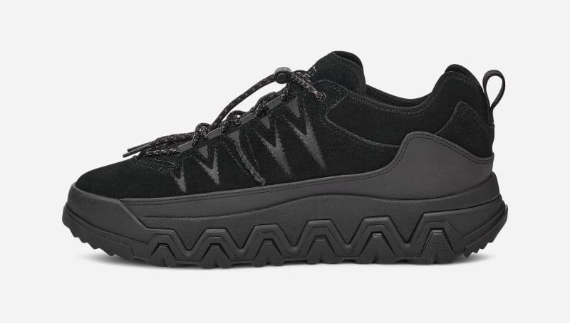 ® Men's CapTrail Low Suede Sneakers in Black