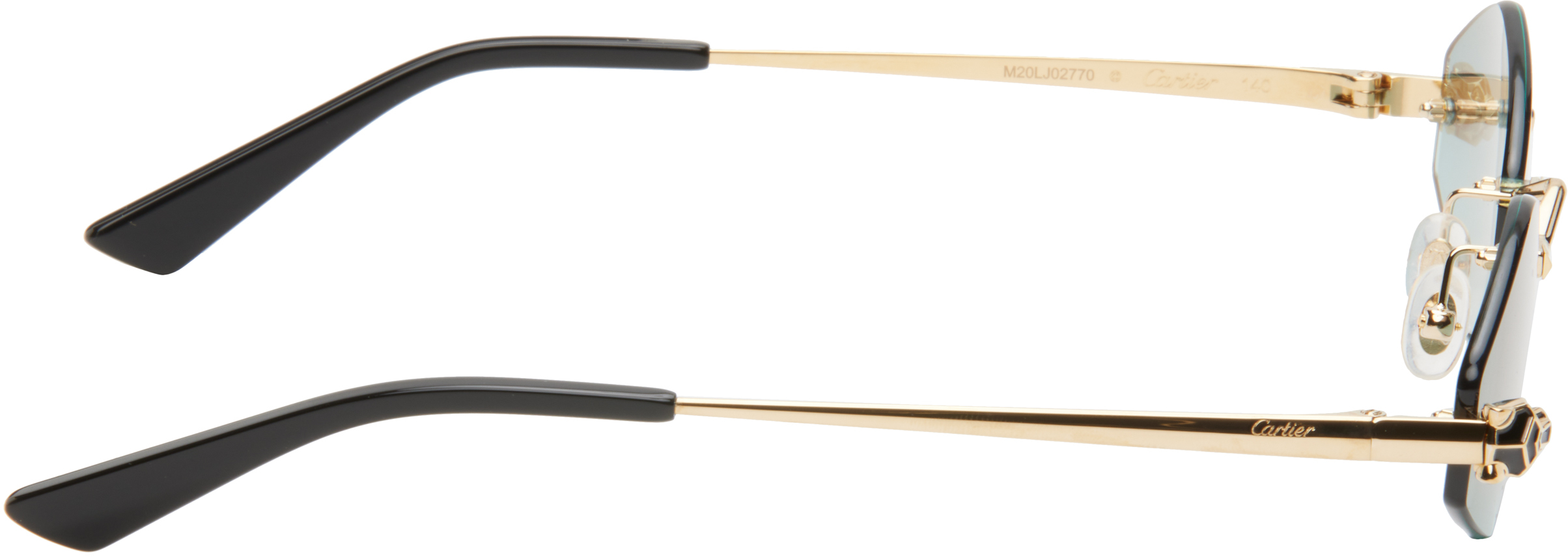 Gold 'Panthère de ' Sunglasses