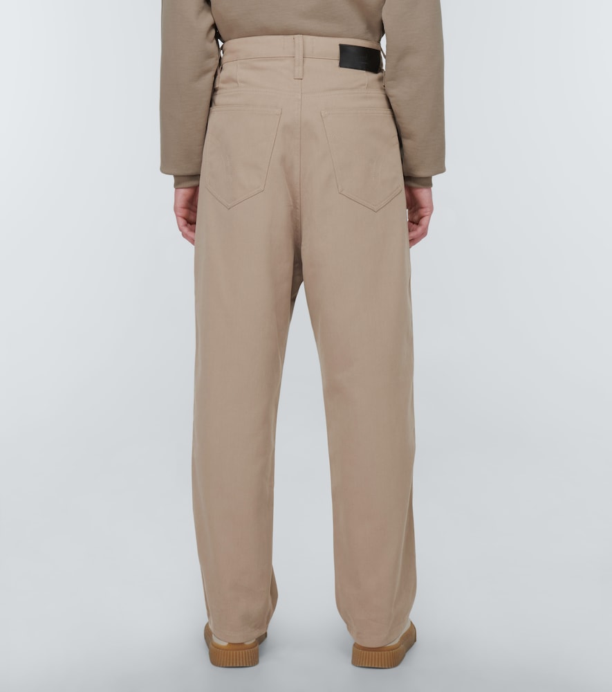 Alex Fit straight cotton gabardine pants