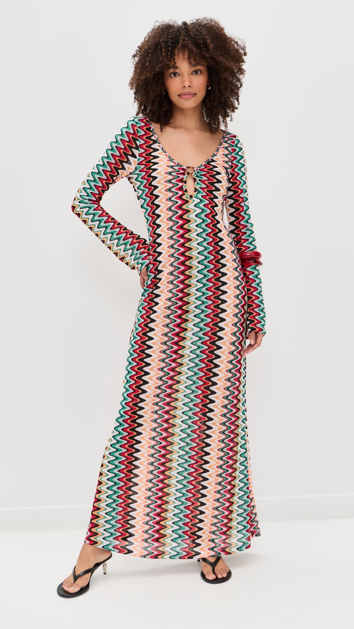 Emerie Scoop Neck Maxi Dress Xyla Wave