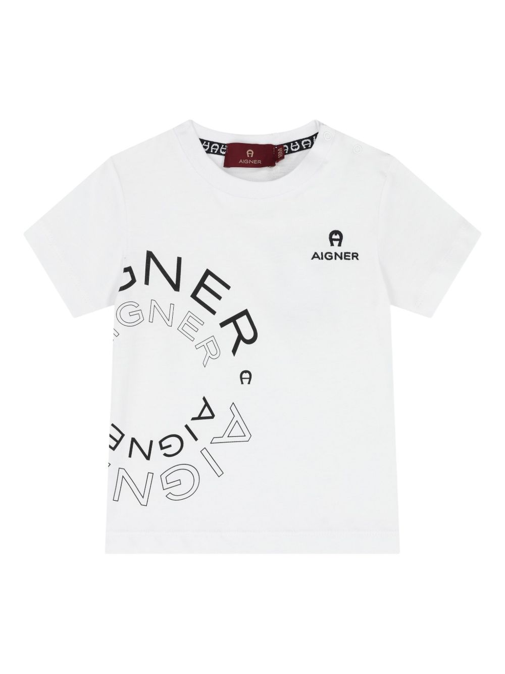 Logo-print short-sleeve T-shirt - White