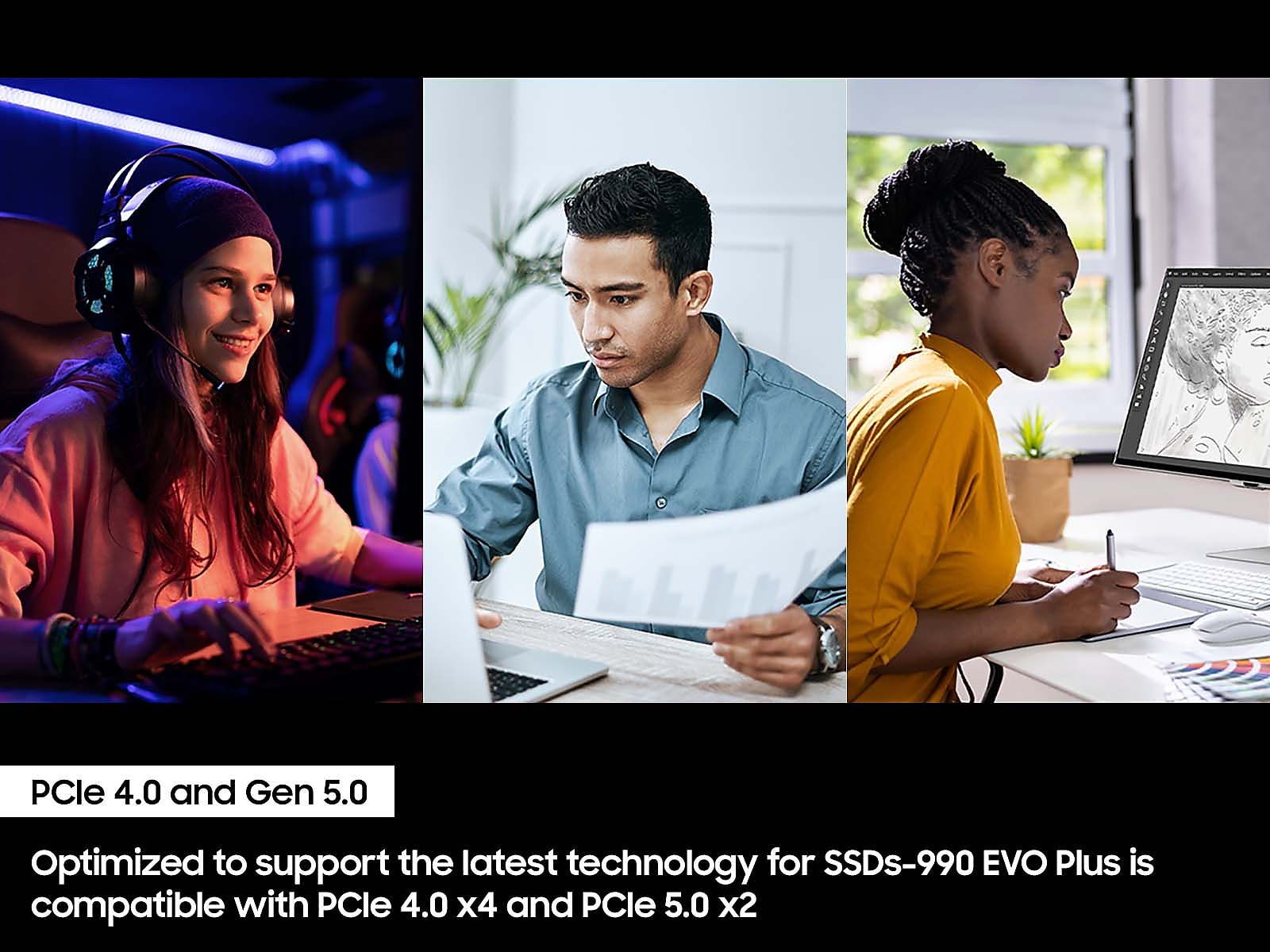 990 EVO Plus Gen5 PCIe® NVMeᵀᴹ SSD 1TB(MZ-V9S1T0B/AM)