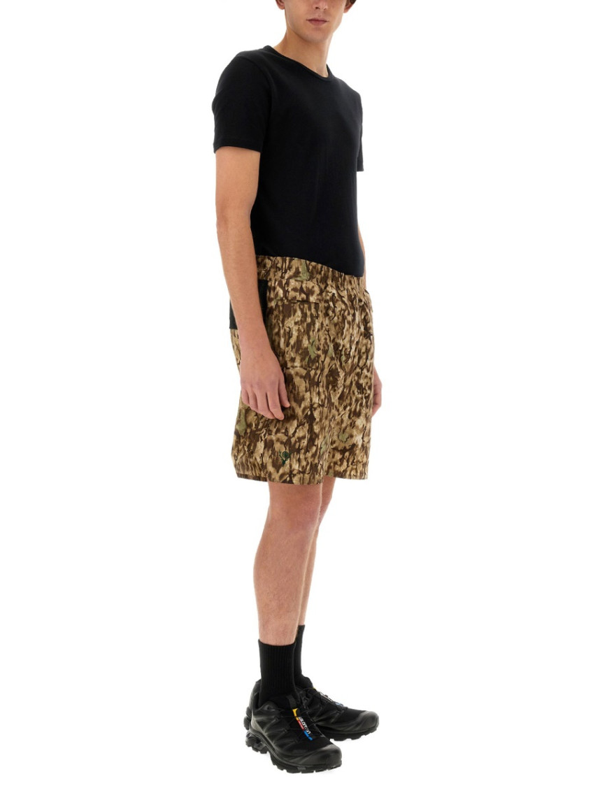 Multicolor Camo Shorts