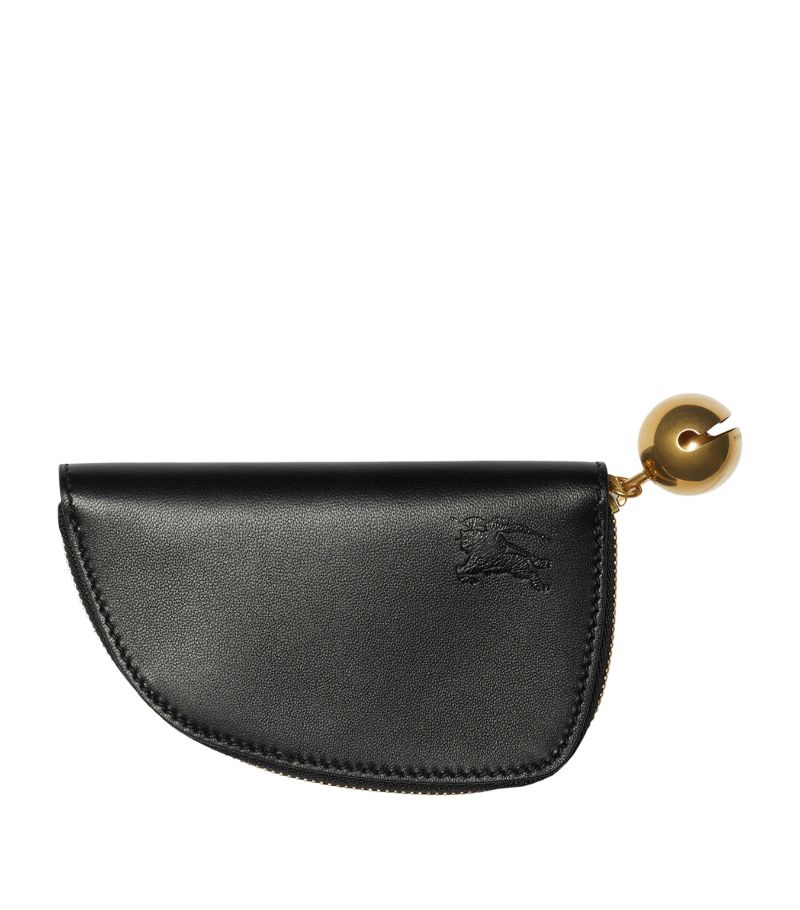 Leather Shield Coin Pouch