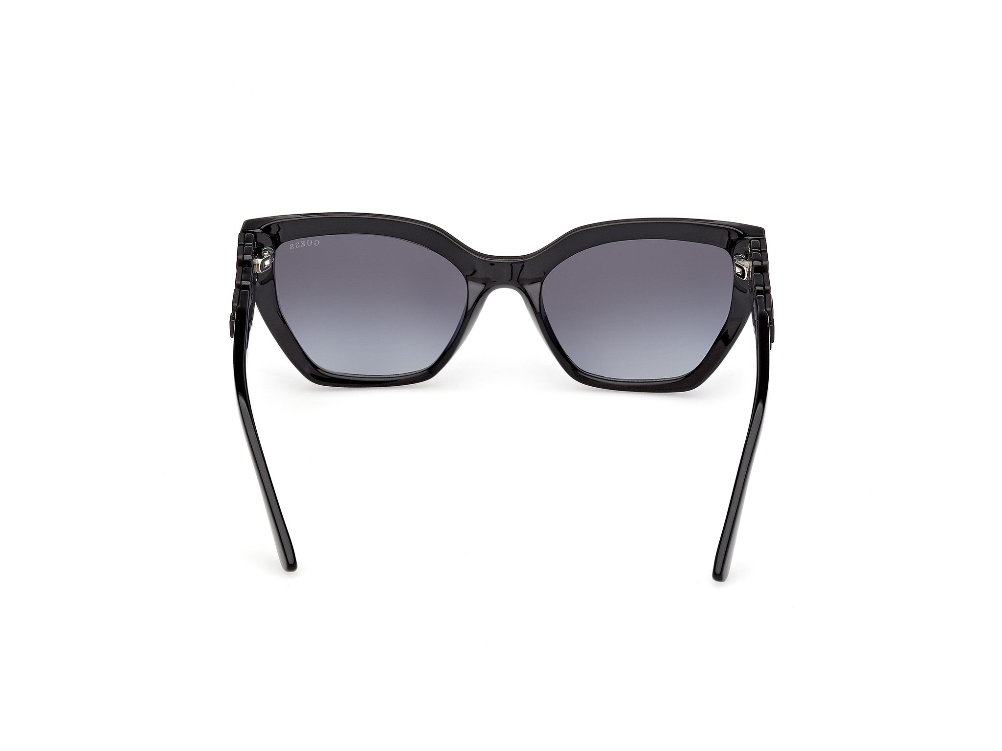 Guess Mujer Guess GU00264 01B Gafas de sol Inyectado Negro Fumar Cat Eye Norma