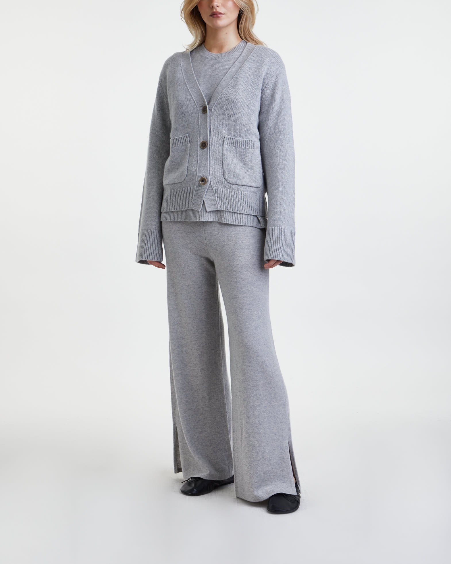 Lisa Yang Cardigan Danni Cashmere Grey