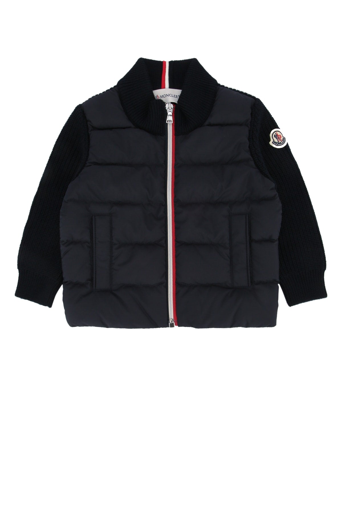 Wool and Down Hybrid Down Jacket — Black