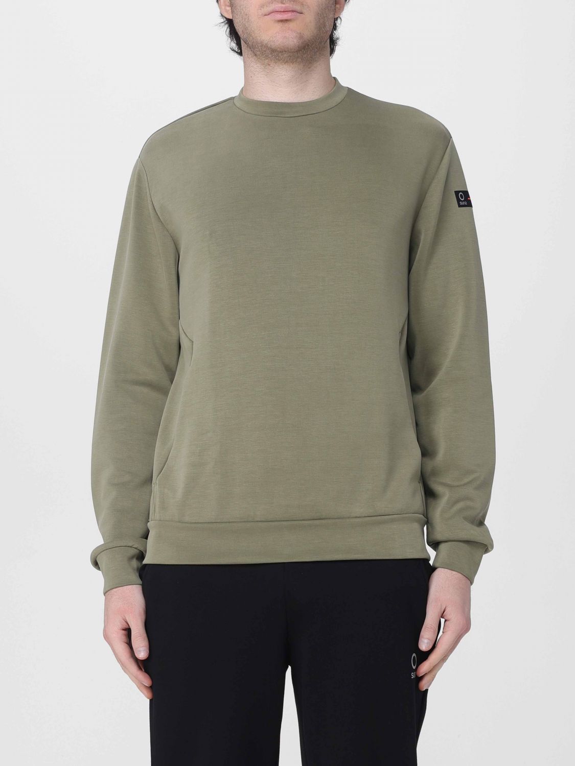 Sweatshirt Men color Green