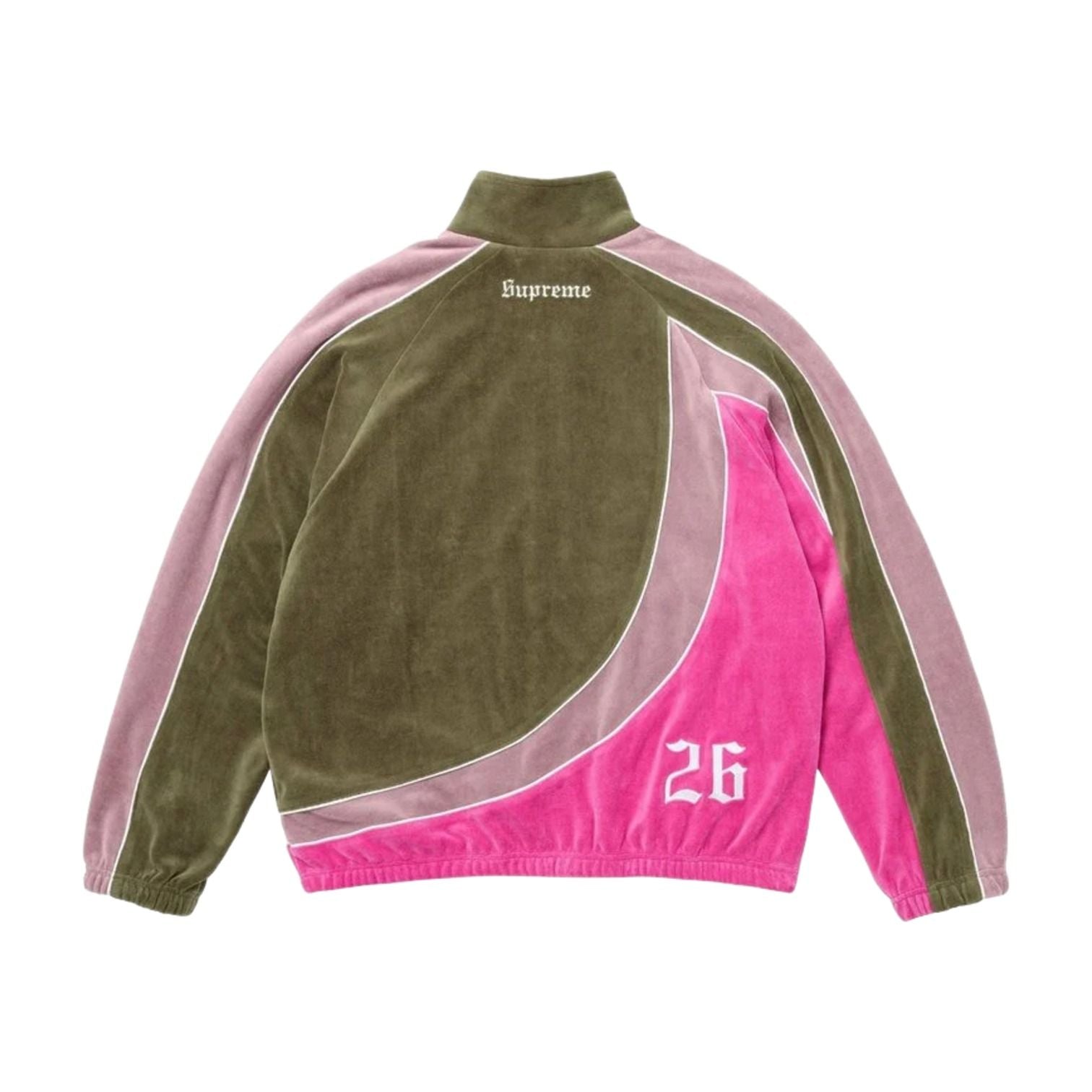 FW26 x Umbro Velour Track Jacket 'Olive'