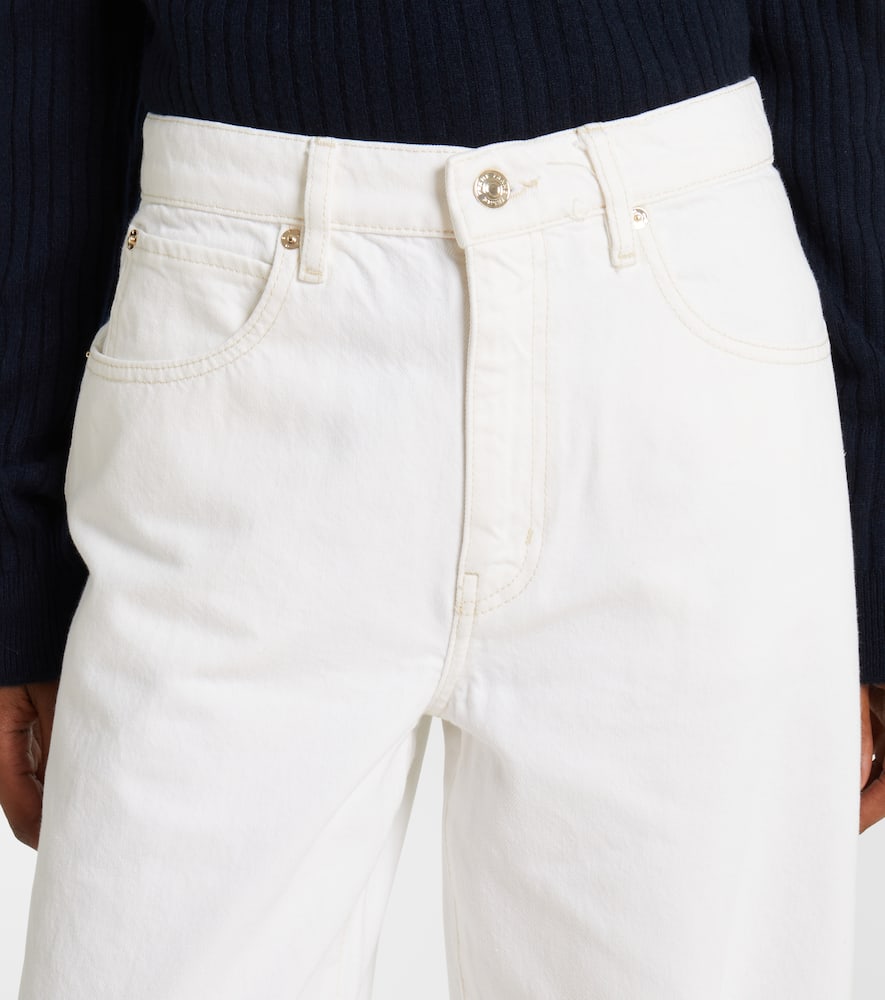 Low Slung barrel-leg jeans