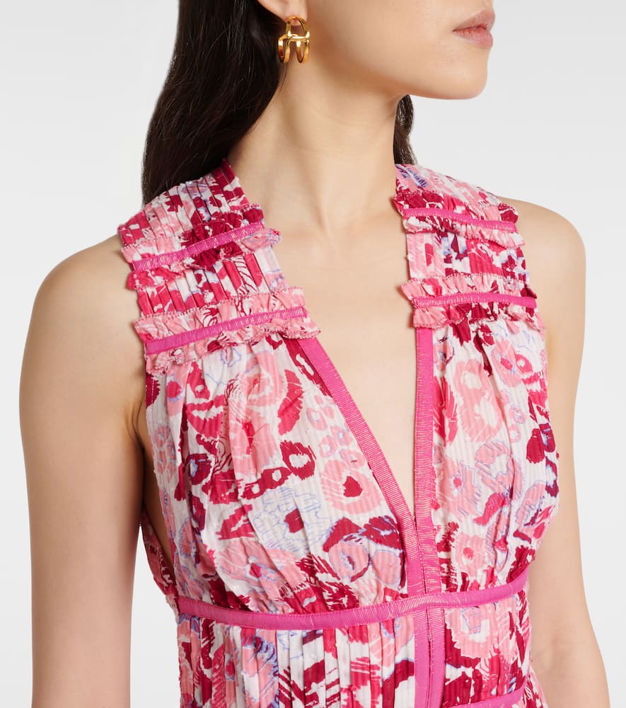 Chiara floral cotton maxi dress
