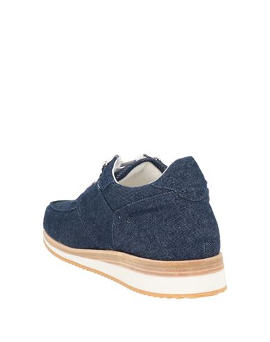 Man Sneakers Blue Size 10 Textile fibers
