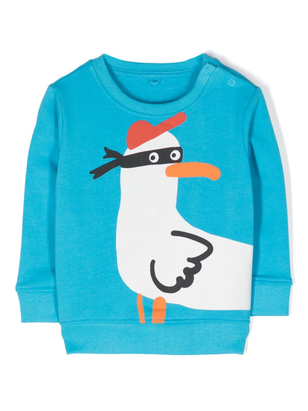 Seagull Bandit cotton sweatshirt - Blue