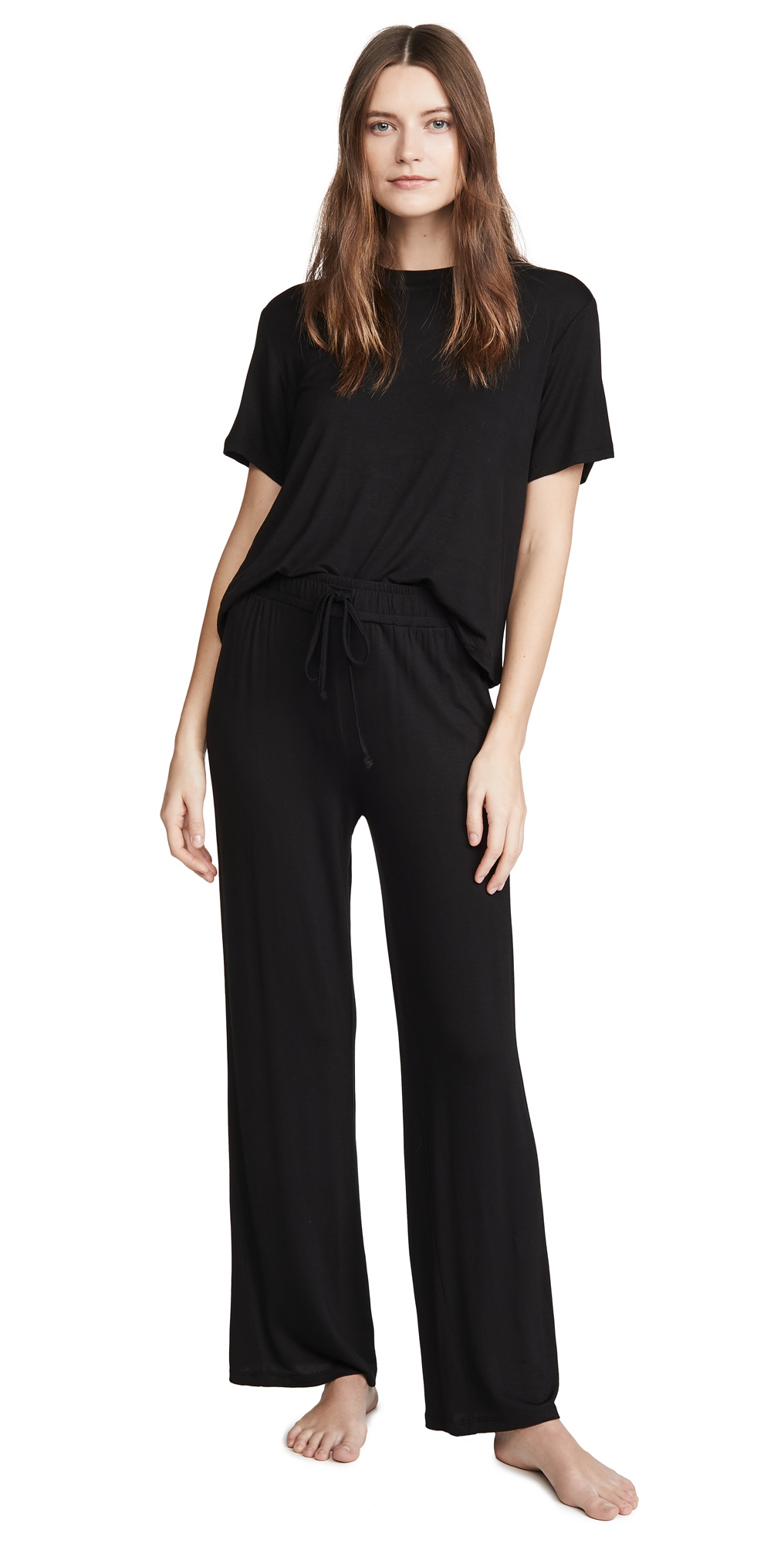 All American Pajama Set Black