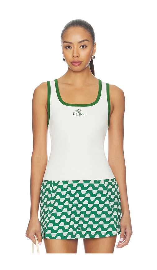Malbon top sin mangas abella en color ivory XS también en S, M