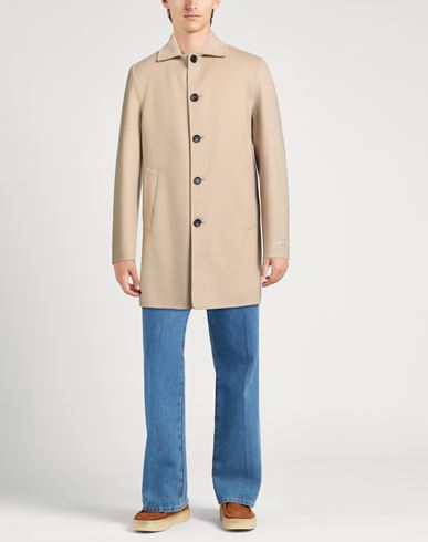 Paltò Man Coat Beige Size 40 Wool, Nylon