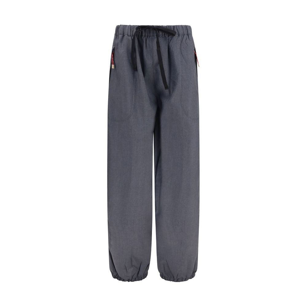 Merino Wool and Mohair Trousers — Gray