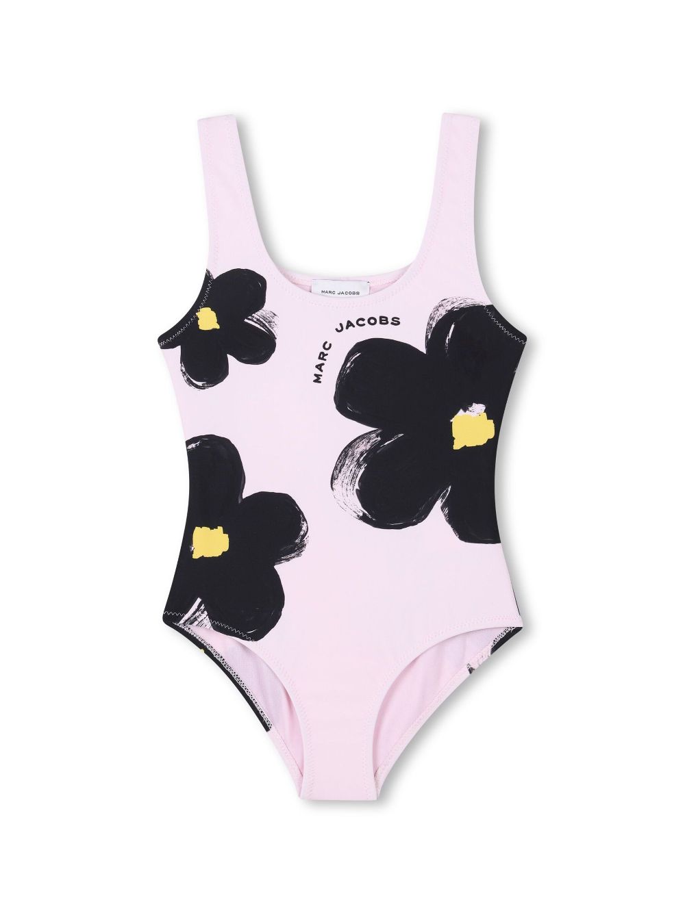 Daisy-print swimsuit - Pink