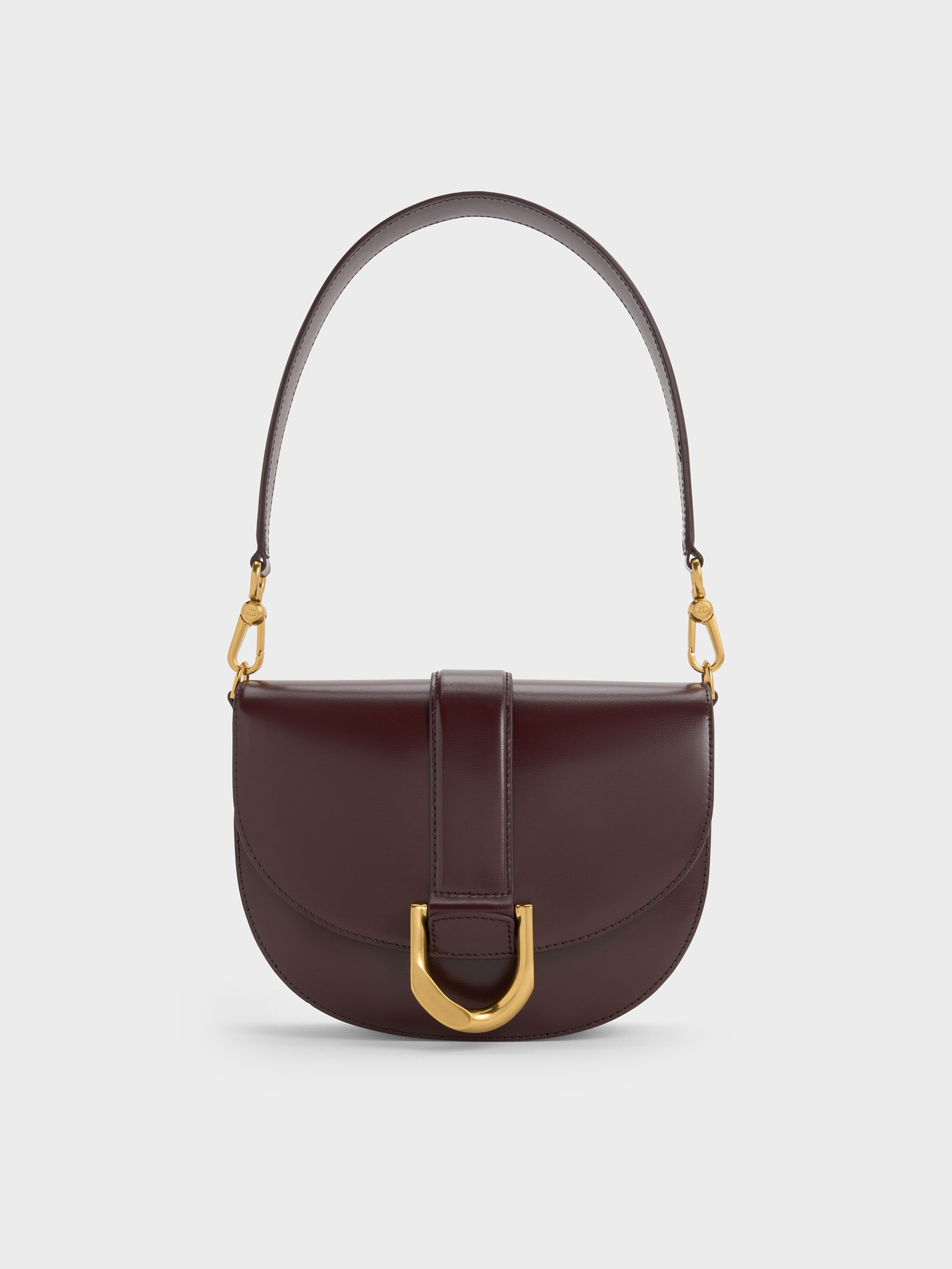 Gabine Leather Saddle Bag
