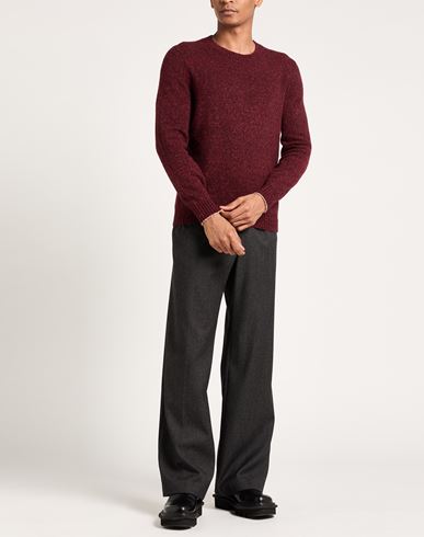 Man Sweater Brick Size 40 Alpaca wool, Synthetic fibers, Wool, Silk, Cotton