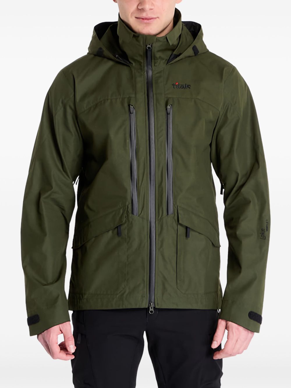 Loke 24 technical hooded jacket - Green