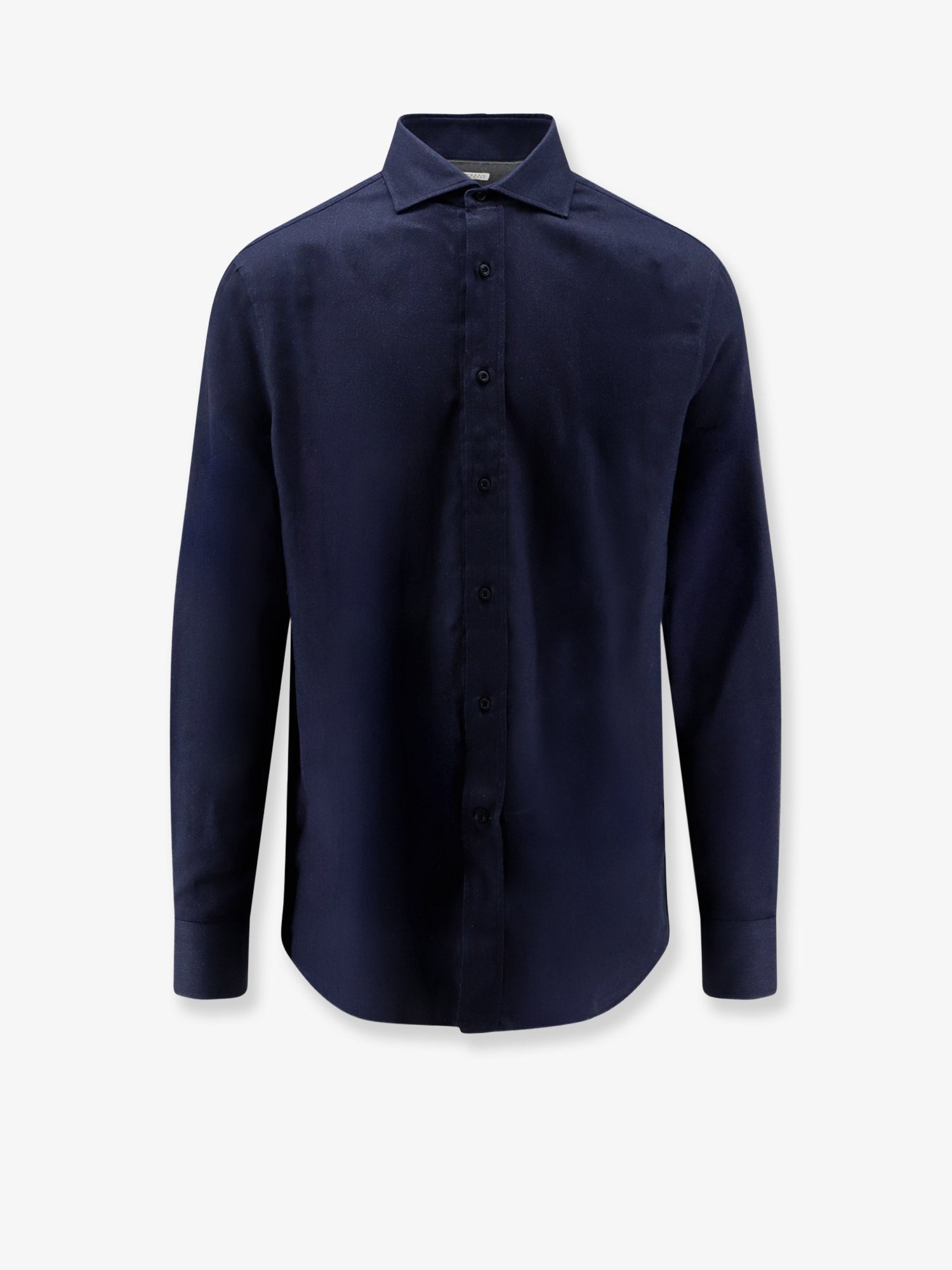 Cotton-Lyocell Shirt — Blue