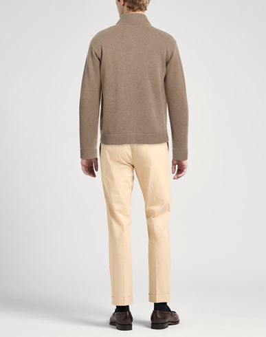 Man Jacket Taupe Size M Merino Wool, Cashmere