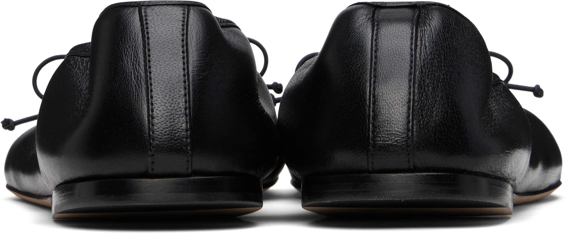 SSENSE Exclusive Black Tabi Stretch Ballerina Flats
