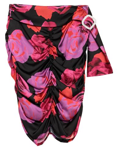 Woman Mini skirt Black Size 4 Polyester