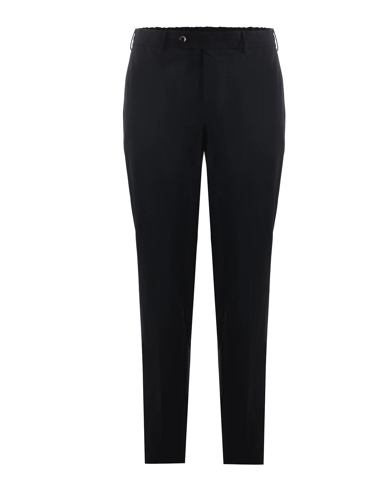 Slim-cut cotton chinos - Black