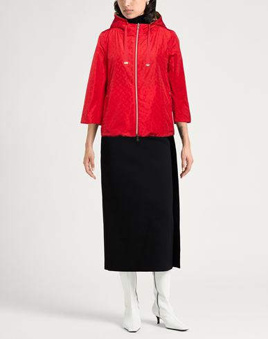 Woman Jacket Red Size 10 Polyester