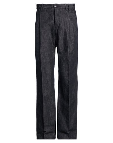 Man Jeans Blue Size 28 Cotton, Linen