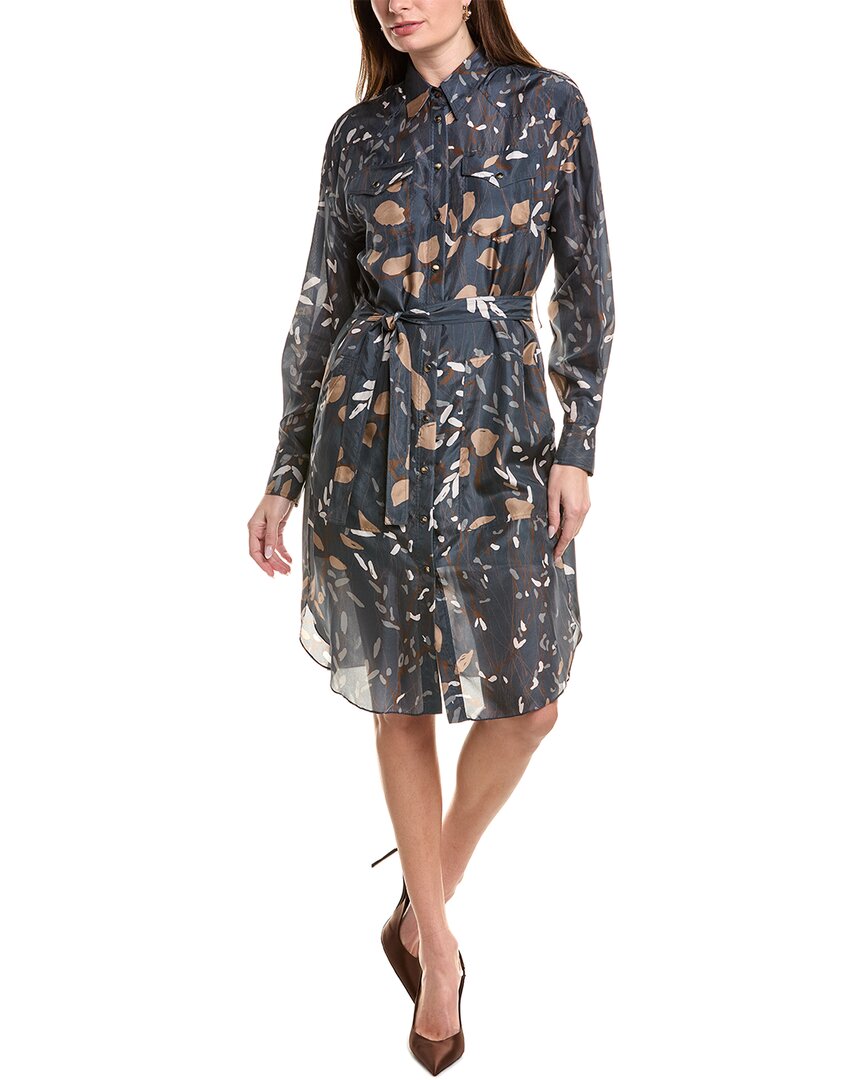 Silk Shirtdress