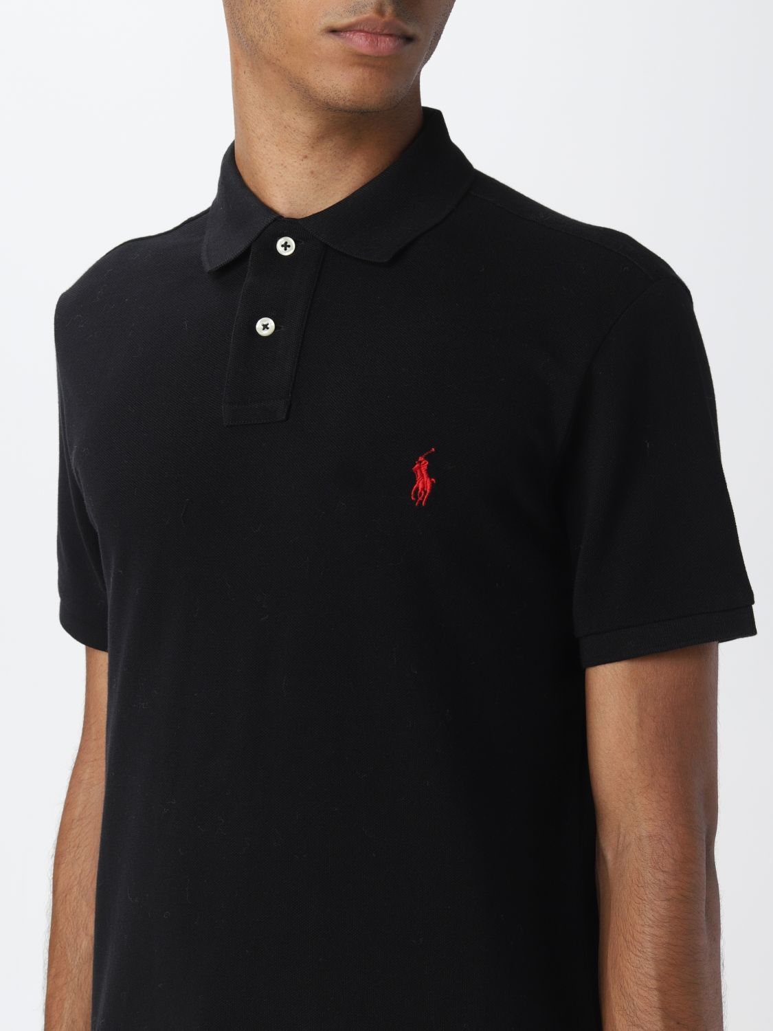 Polo Shirt Men color Navy