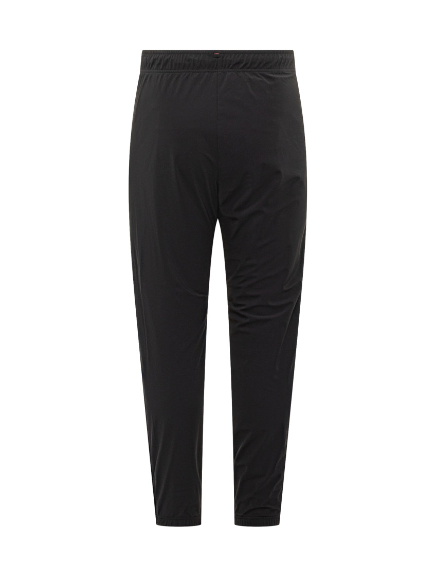 Black Tapered Drawstring Pants
