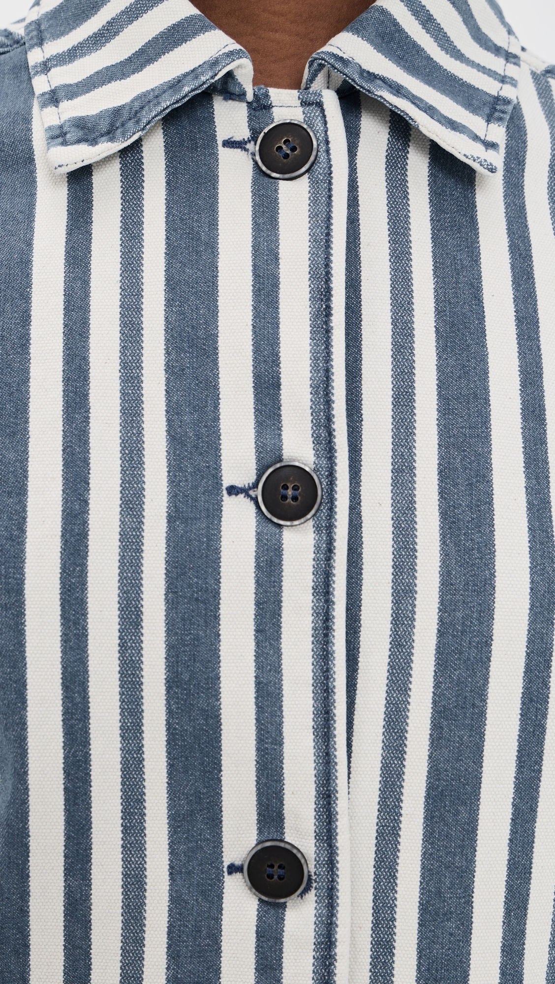 Brea Fisherman Jacket Fisherman Blue Stripe