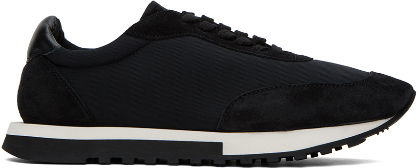 The Row Black Owen Sneakers